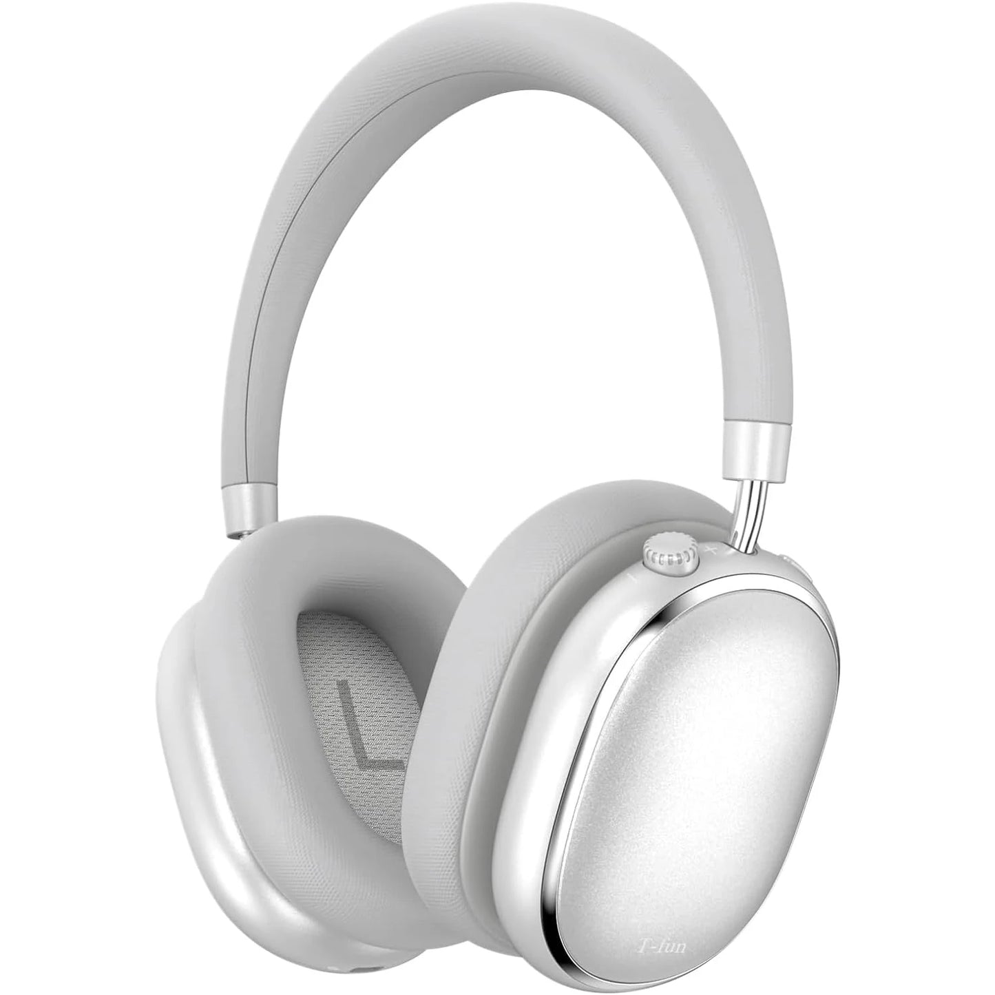 T-fun NC95 Bluetooth Hybrid Active Noise Cancelling Headphones, Built-in Mic, 65H Playtime, App Control, Hi-Res Audio