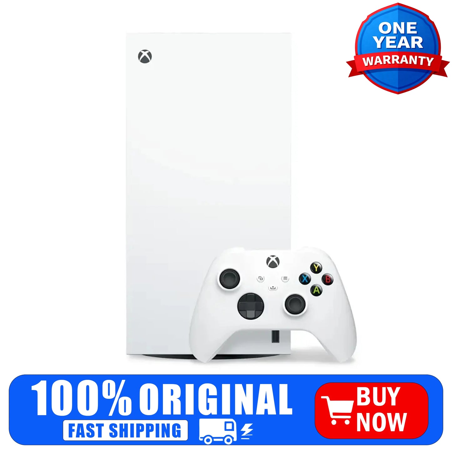 Microsoft Xbox Series X 1TB All Digital Console (Disc Free) White