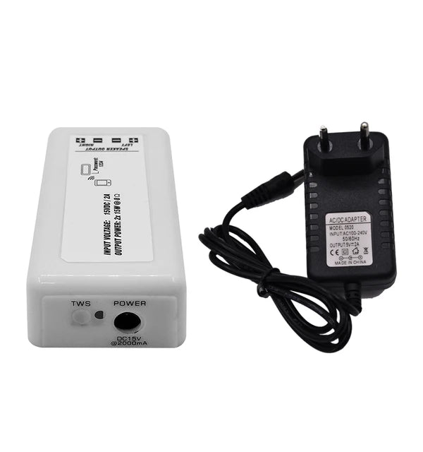 Home Power Amplifiers Audio bluetooth & Aux Mini Amplifier for Bathroom Ceiling Music Speakers with Power Adapter DC 15V 3A