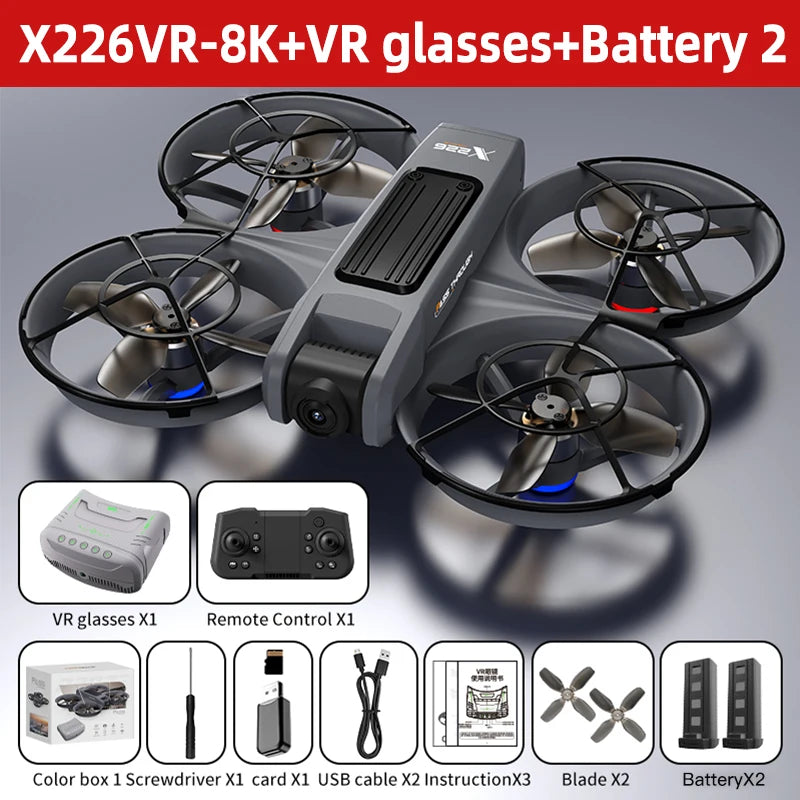 Xiaomi Mjia Mini Drone X226/X226VR Drones 4K Professional Remote Control Helicopter Plane RC Dron Quadcopter Toys Gift for Kids