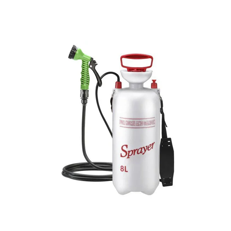 4/5/8L Portable Outdoor Shower,Multifunctional Travel Pet Bather with 3m Hose for Camping,Home Sprayer for Water Flower Wash Car