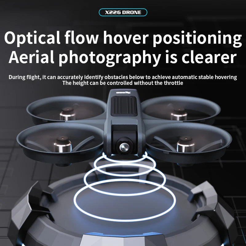 Lenovo X226/X226VR Drone 8K HD Dual Camera Brushless Motor Remote Control Helicopter Aircraft Quadcopter Dron Gift for Kid Toy