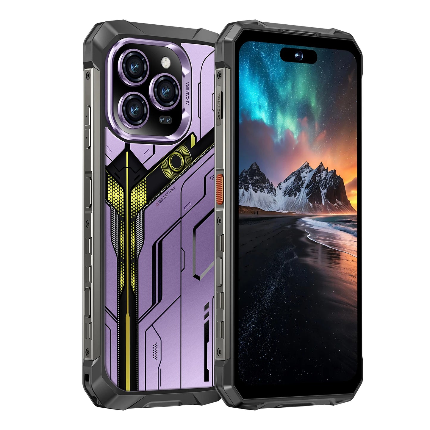 IVMI I17 PROMAX Waterproof Phone Durable Phone 10000mAh Maximum 24GB+256GB Night Vision Camera 7.2-inch NFC Smartp