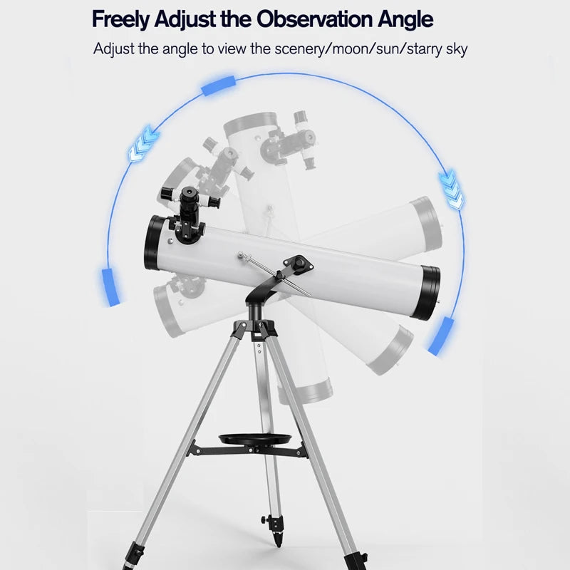 Borwolf F70076  Professional Astronomical Telescope  875X HD for Moon Stargazing Bird Watching Kids Gift