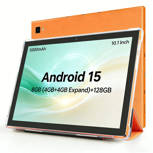 Paitanry 2026 Android 15 Tablet PC 10 inch HD IPS Touch Screen 8GB RAM 128GB ROM WiFi Bluetooth Dual Cameras GPS Student Tablet