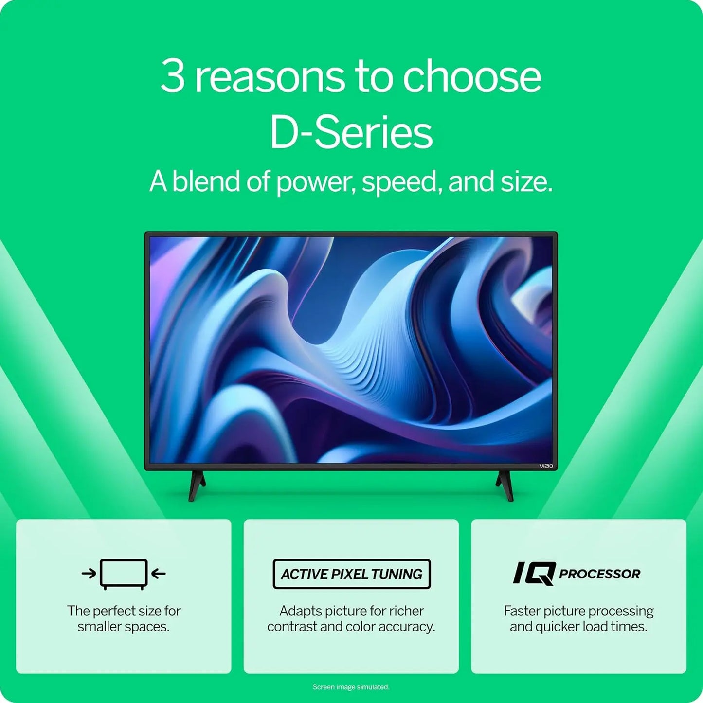 32-inch HD 720p Smart TV with AirPlay, Chromecast, Alexa Support, 2022 Model