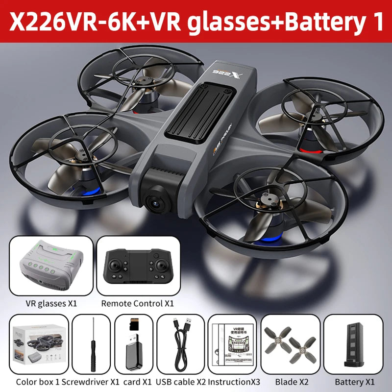 Xiaomi Mjia Mini Drone X226/X226VR Drones 4K Professional Remote Control Helicopter Plane RC Dron Quadcopter Toys Gift for Kids