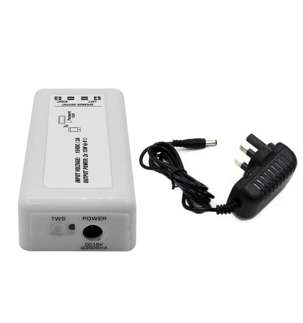 Home Power Amplifiers Audio bluetooth & Aux Mini Amplifier for Bathroom Ceiling Music Speakers with Power Adapter DC 15V 3A