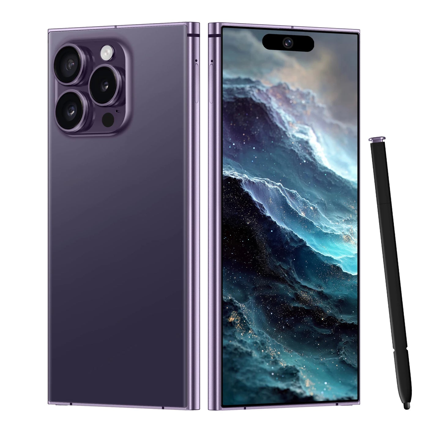 IVMI Global Vision 17Pro max 4G Network cellphone 6.9'' 4500mAh Android 64GB ROM Dual SIM Google Play Store Mobile Phones