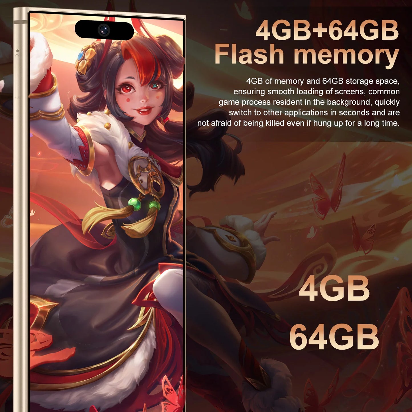 IVMI Global Vision 17Pro max 4G Network cellphone 6.9'' 4500mAh Android 64GB ROM Dual SIM Google Play Store Mobile Phones