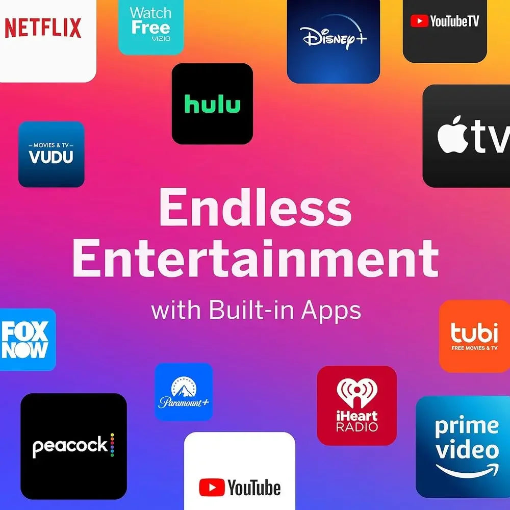 50 Inch 4K Smart TV, V-Series UHD LED HDR Teion with AirPlay and Chromecast Built-in