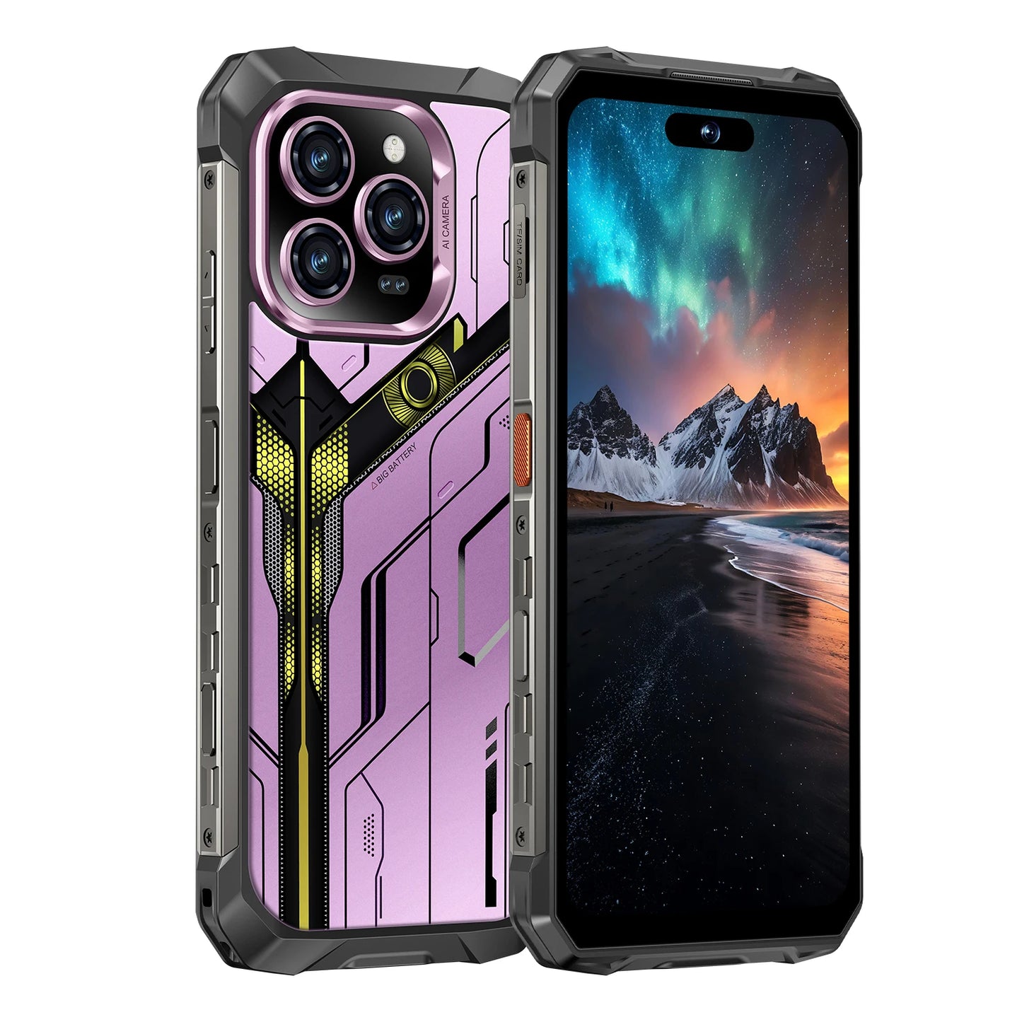 IVMI I17 PROMAX Waterproof Phone Durable Phone 10000mAh Maximum 24GB+256GB Night Vision Camera 7.2-inch NFC Smartp