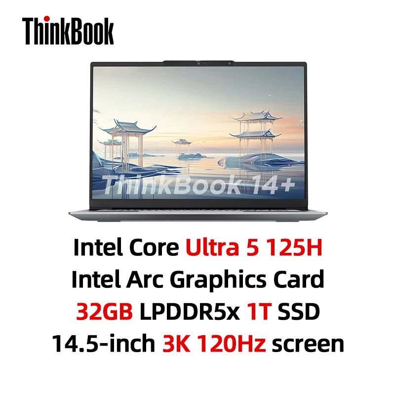 Lenovo ThinkBook 14+ 2024 AI laptop Core Evo Ultra 5/Ultra 7 Intel Arc /RTX4050 Graphics RAM 32GB  1T SSD 14.5-inch Notebook PC