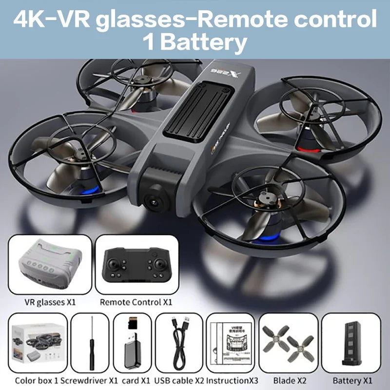 Lenovo X226/X226VR Drone 8K HD Dual Camera Brushless Motor Remote Control Helicopter Aircraft Quadcopter Dron Gift for Kid Toy