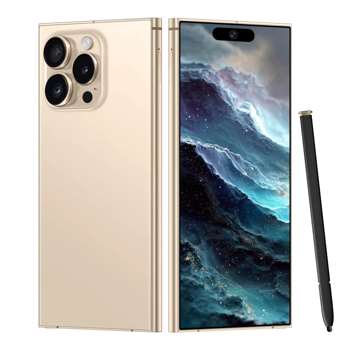 IVMI Global Vision 17Pro max 4G Network cellphone 6.9'' 4500mAh Android 64GB ROM Dual SIM Google Play Store Mobile Phones