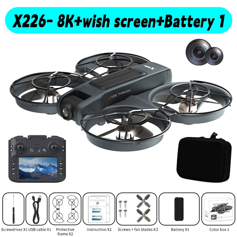 Xiaomi Mjia Mini Drone X226/X226VR Drones 4K Professional Remote Control Helicopter Plane RC Dron Quadcopter Toys Gift for Kids