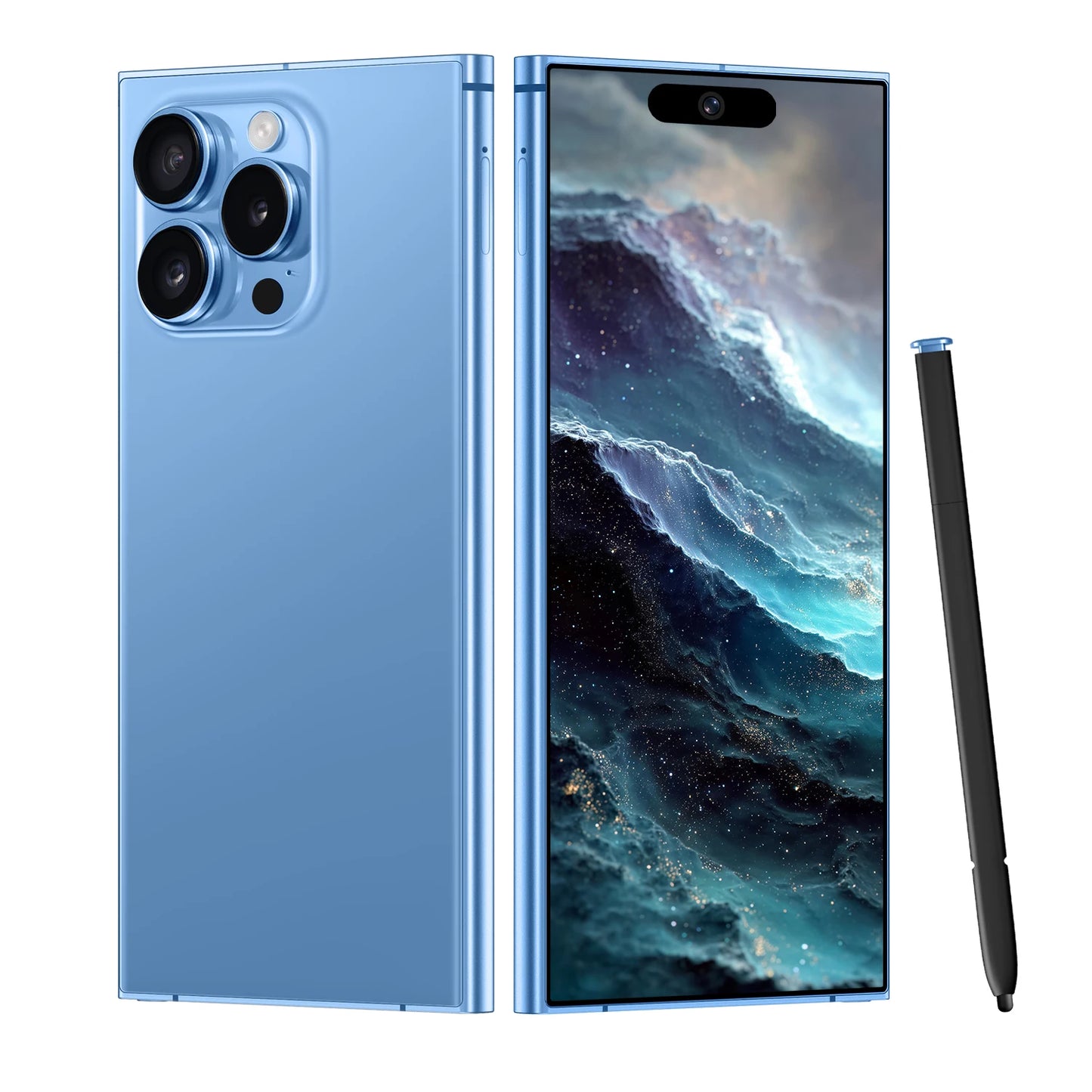 IVMI Global Vision 17Pro max 4G Network cellphone 6.9'' 4500mAh Android 64GB ROM Dual SIM Google Play Store Mobile Phones