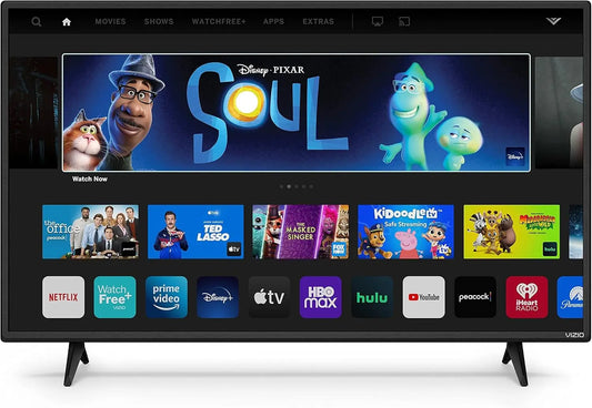 32-inch Renewed Smart TV with 1080p, AirPlay, Chromecast, and Free Channels