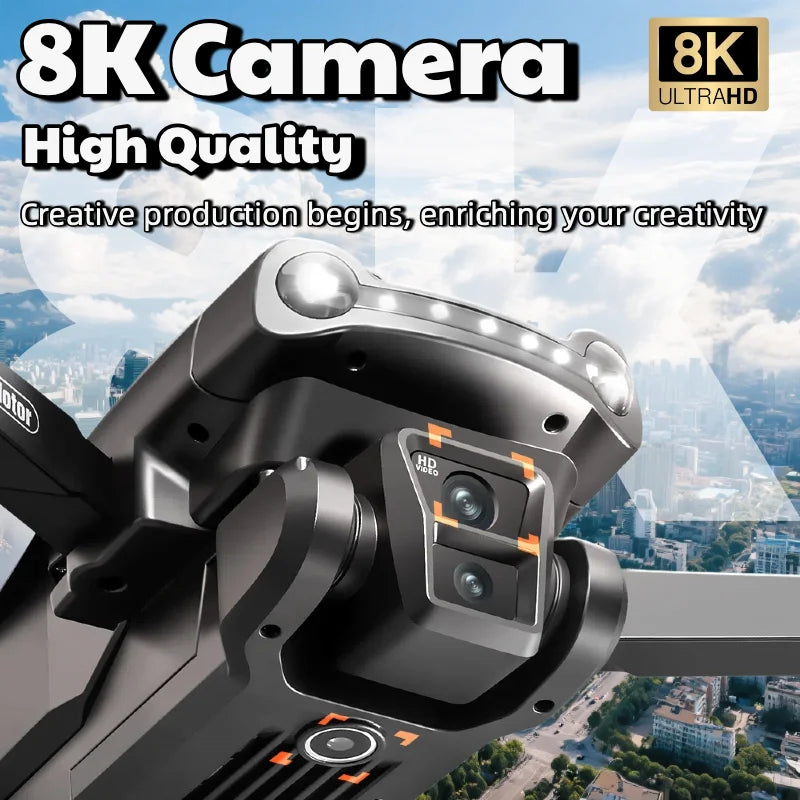 NEW for Genuine V198 MAX Drone GPS 8K Professional Camera Aerial FPV Brush Laser Obstacle with Large Screen Remote Control Dron