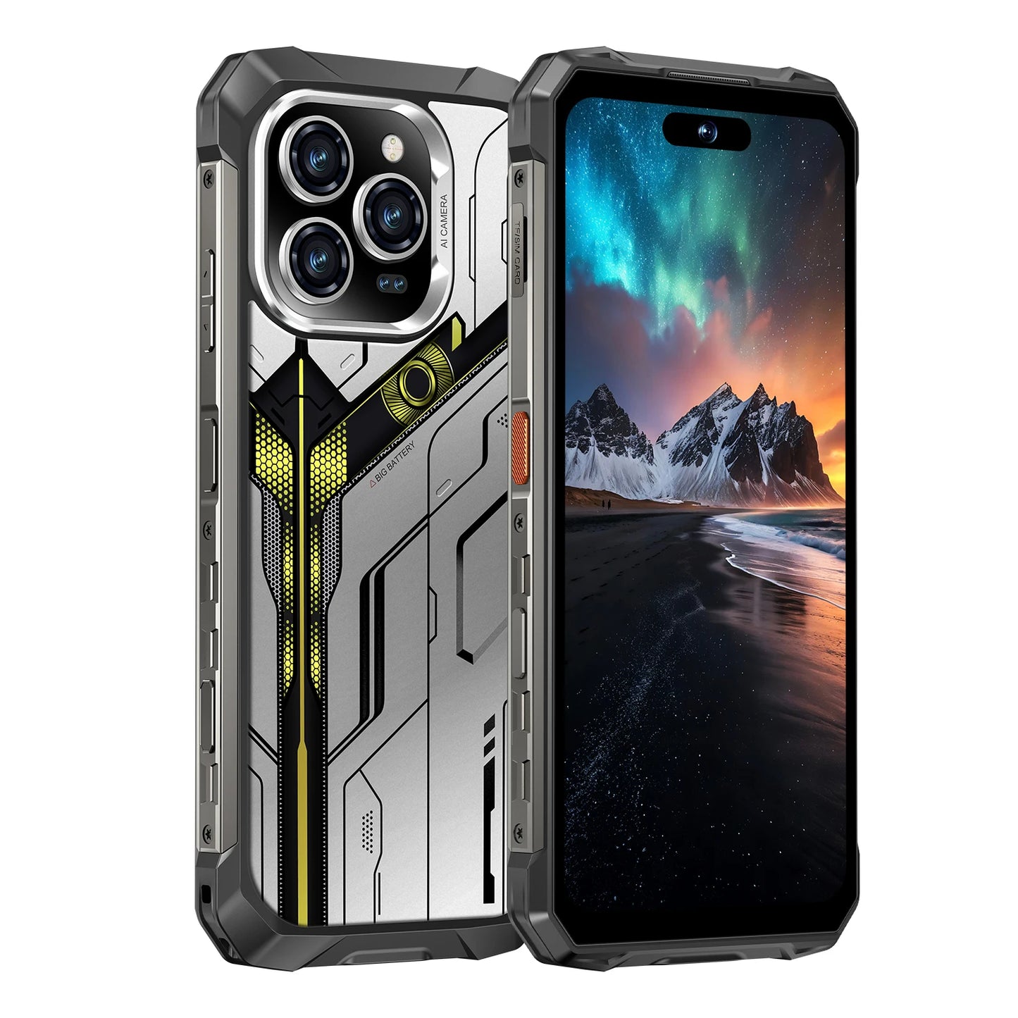 IVMI I17 PROMAX Waterproof Phone Durable Phone 10000mAh Maximum 24GB+256GB Night Vision Camera 7.2-inch NFC Smartp