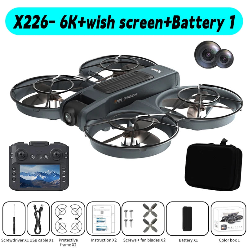Xiaomi Mjia Mini Drone X226/X226VR Drones 4K Professional Remote Control Helicopter Plane RC Dron Quadcopter Toys Gift for Kids