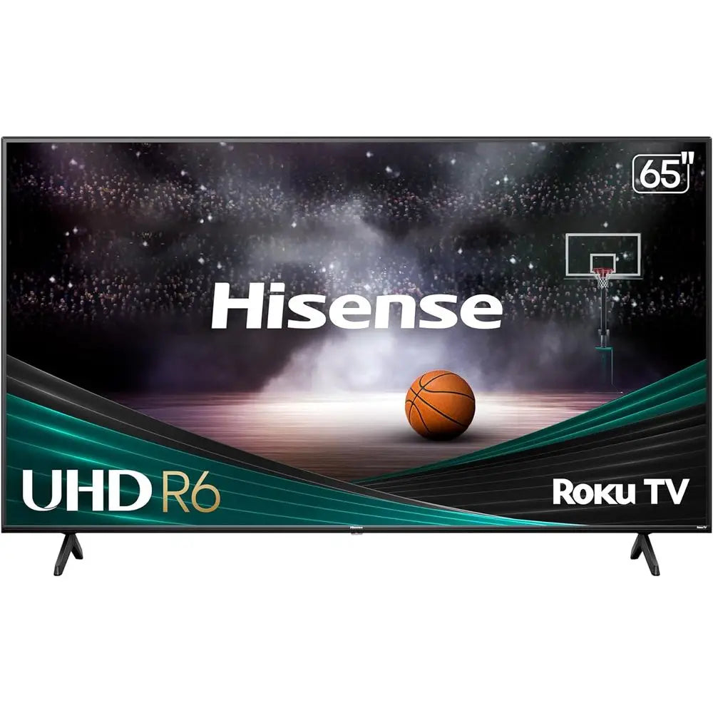 65-Inch Class R6 Series 4K UHD Smart u TV with Alexa Compatibility, Dolby Vision HDR, DTS Studio Sound, Game e (65R6G),Black