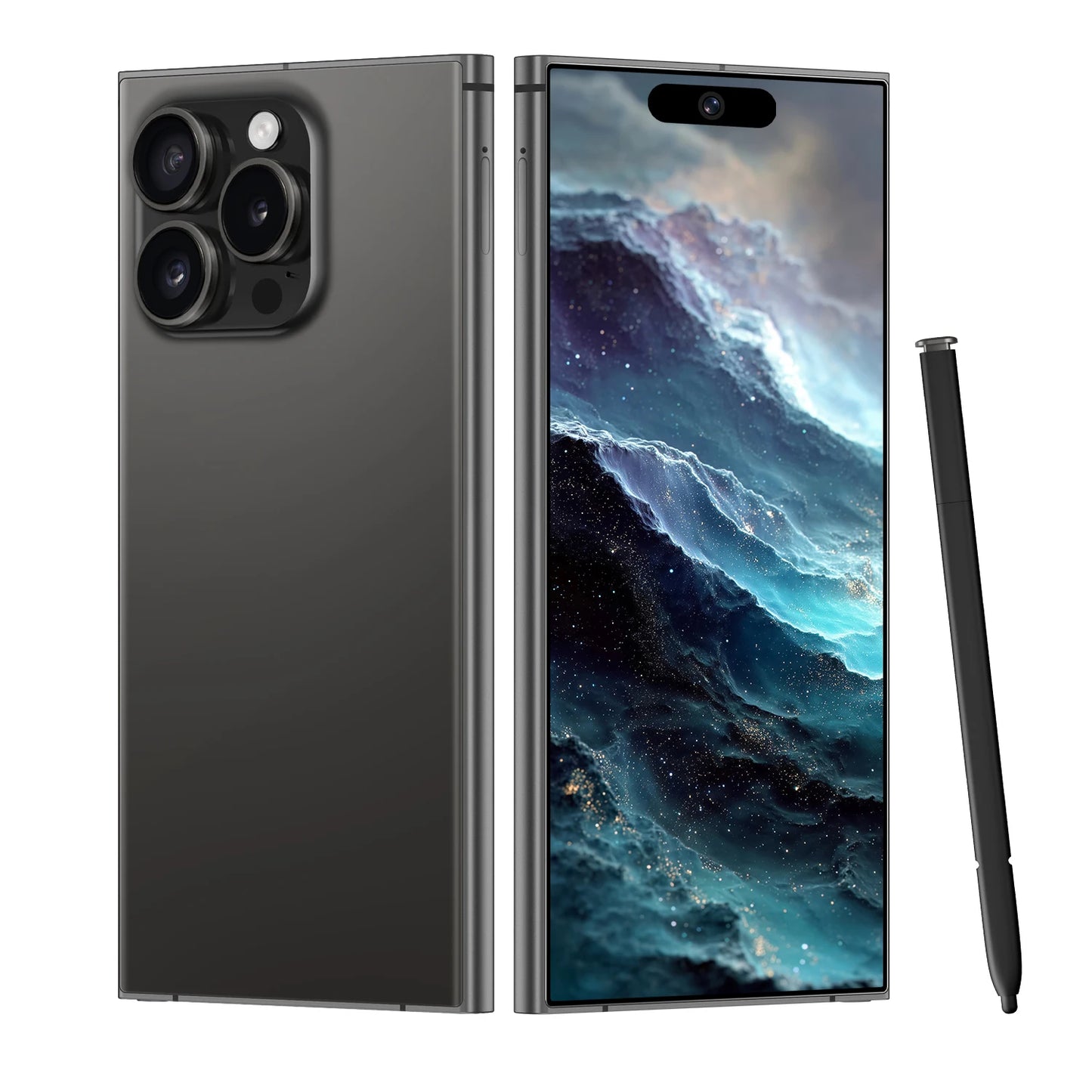 IVMI Global Vision 17Pro max 4G Network cellphone 6.9'' 4500mAh Android 64GB ROM Dual SIM Google Play Store Mobile Phones