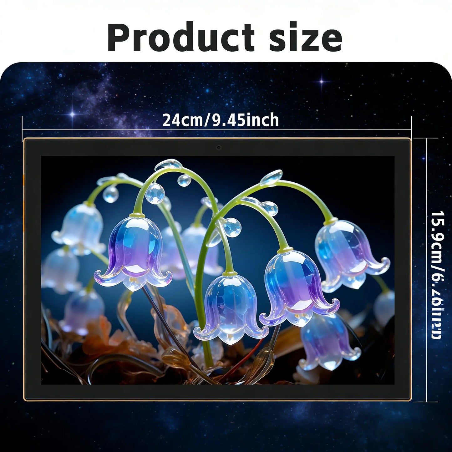 Paitanry 2026 Android 15 Tablet PC 10 inch HD IPS Touch Screen 8GB RAM 128GB ROM WiFi Bluetooth Dual Cameras GPS Student Tablet