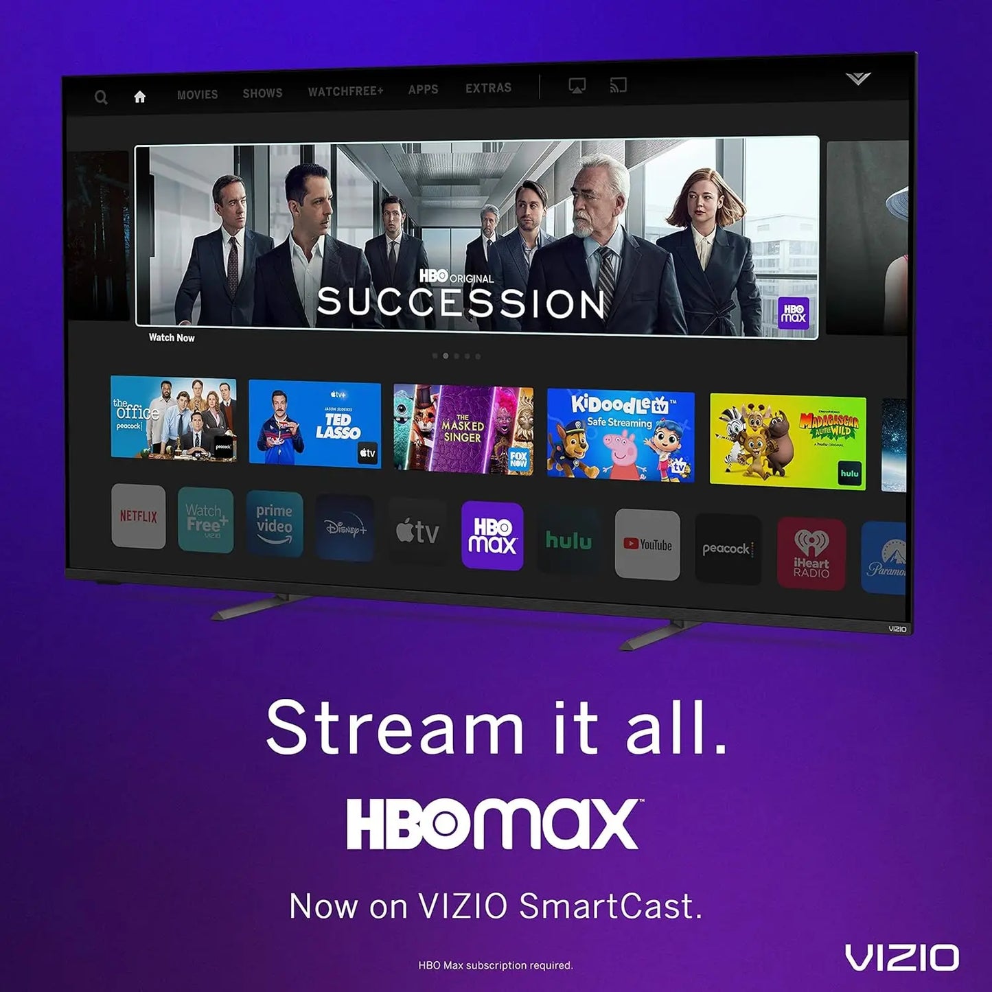 32-inch Renewed Smart TV with 1080p, AirPlay, Chromecast, and Free Channels