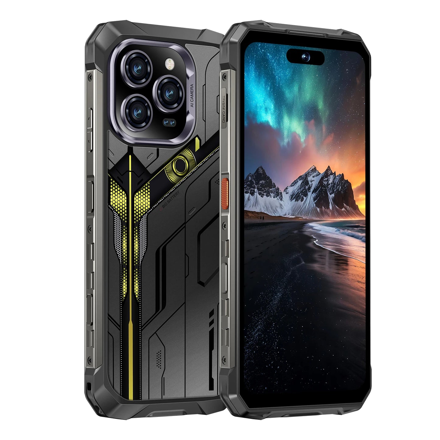 IVMI I17 PROMAX Waterproof Phone Durable Phone 10000mAh Maximum 24GB+256GB Night Vision Camera 7.2-inch NFC Smartp
