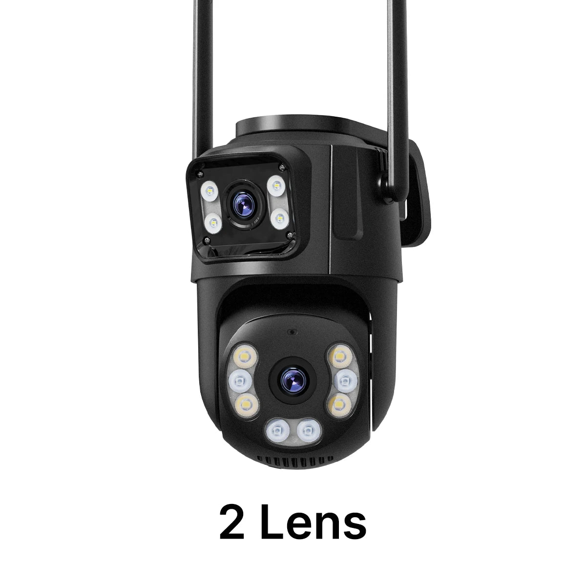 WONSDAR Three Lens PTZ IP Camera Outdoor HD Dual Lens WiFi Security Camera Auto Tracking Dual Len Wirelss CCTV Camera iCsee