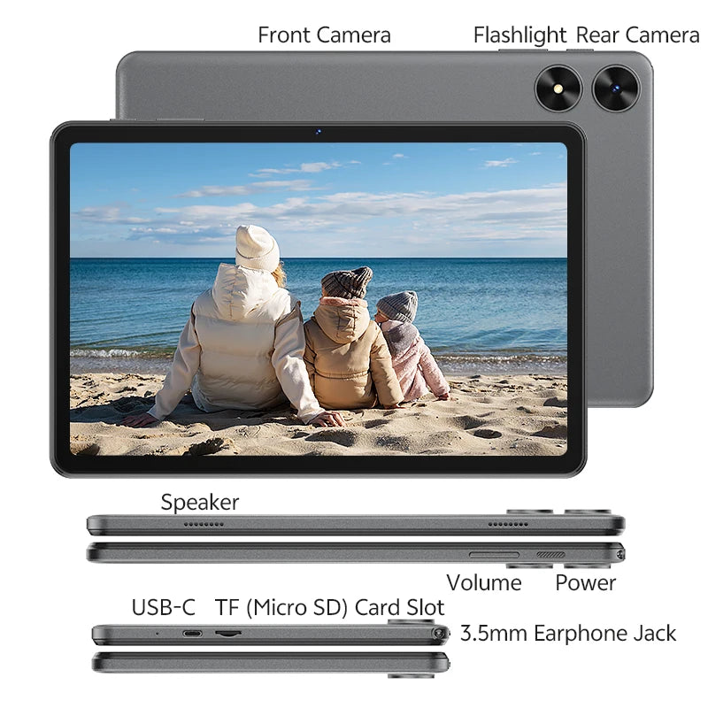 SVITOO Tablet 2026 Android 16 10.1 Inch Octa-Core Processor 20GB RAM 128GB ROM 6600mAh Battery WiFi GPS With Case Keyboard Mouse