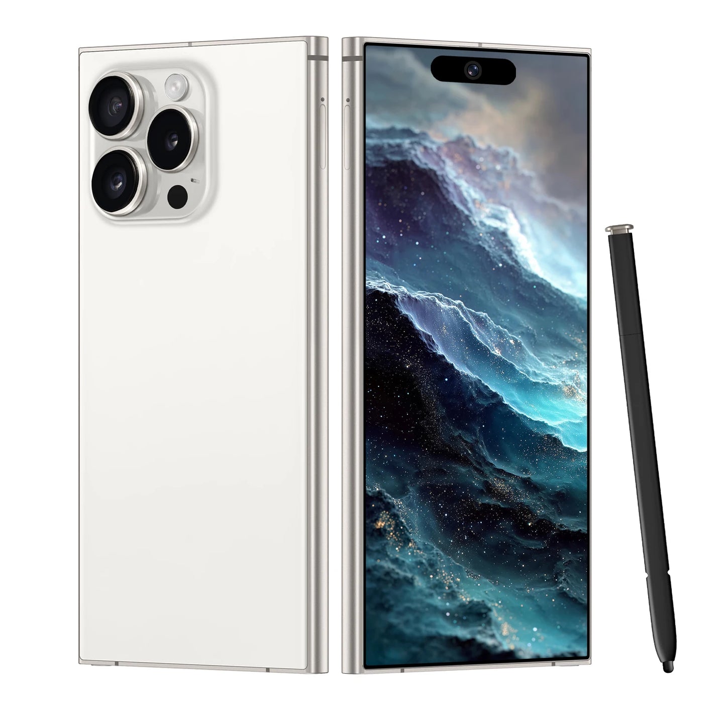 IVMI Global Vision 17Pro max 4G Network cellphone 6.9'' 4500mAh Android 64GB ROM Dual SIM Google Play Store Mobile Phones