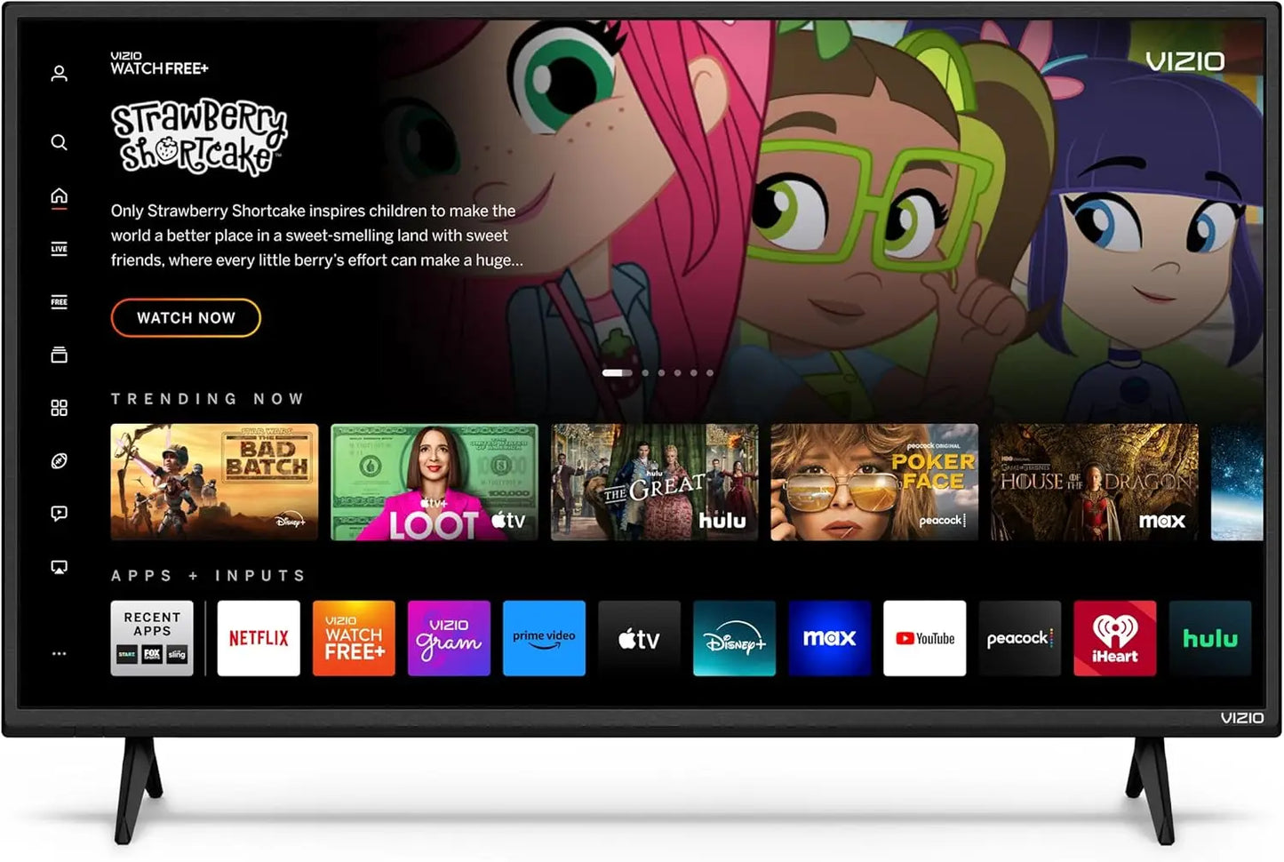 32-inch HD 720p Smart TV with AirPlay, Chromecast, Alexa Support, 2022 Model