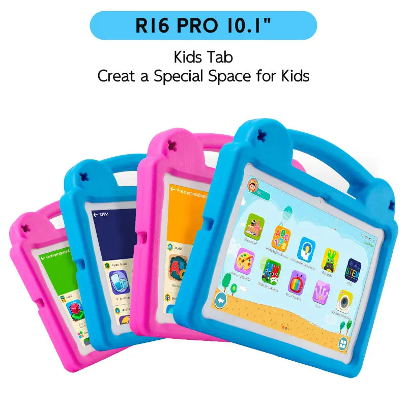 Paitanry 2025 Kids Tablet Android 15 10.1 Inch 8GB(4+4 Expand) RAM 64GB ROM A523 5000Mah HD Display Tablet Children's Gift