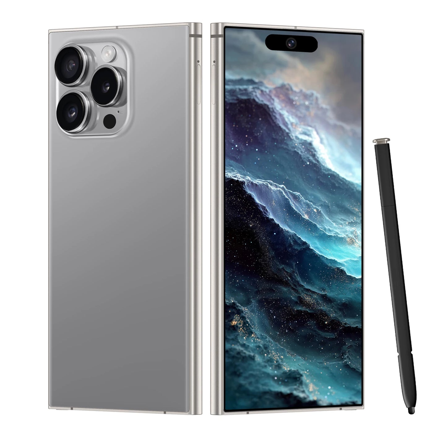 IVMI Global Vision 17Pro max 4G Network cellphone 6.9'' 4500mAh Android 64GB ROM Dual SIM Google Play Store Mobile Phones